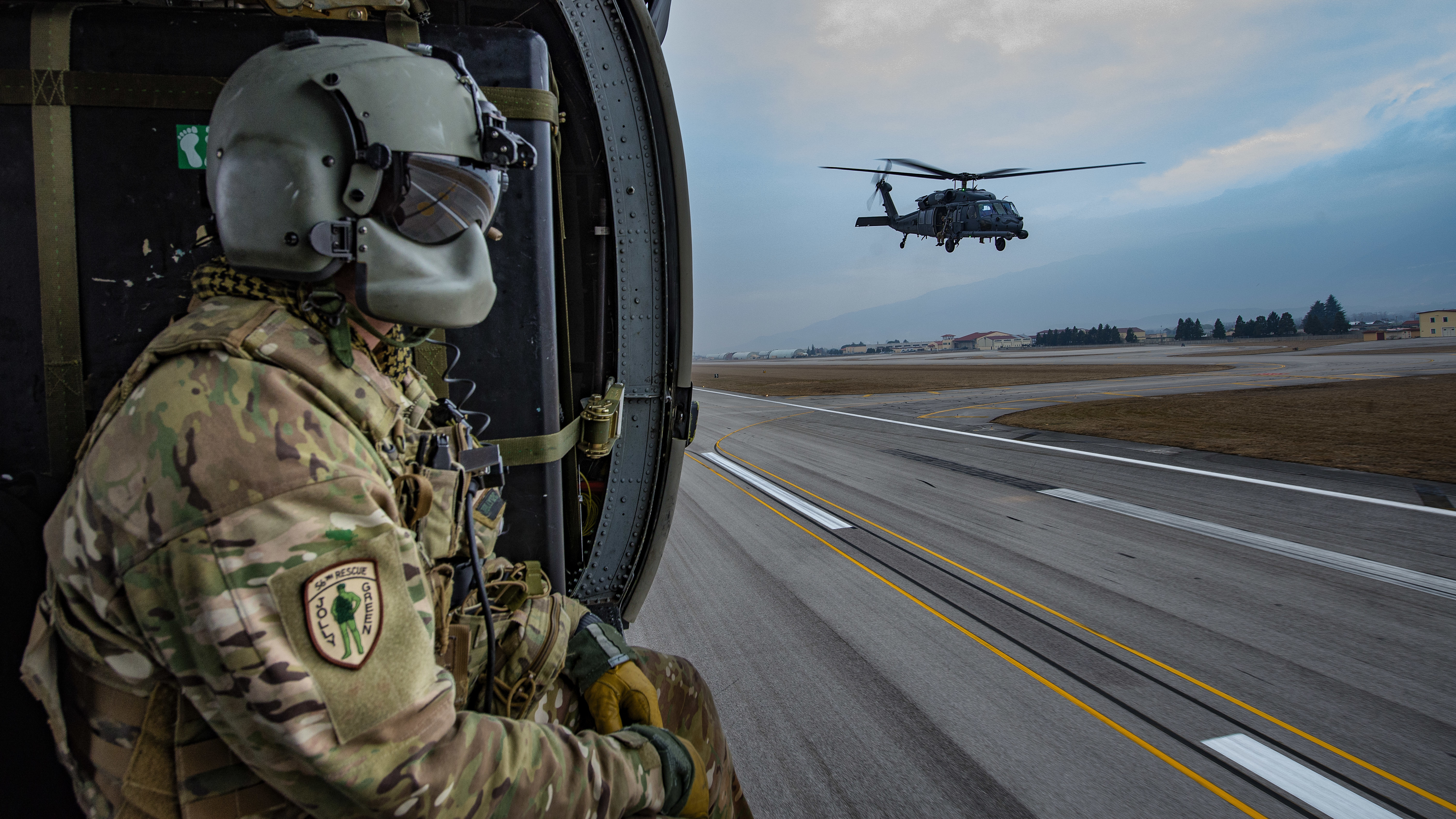 56th Rescue Squadron takeoff from Aviano Air Base by U.S. Department of Defense Current Photos