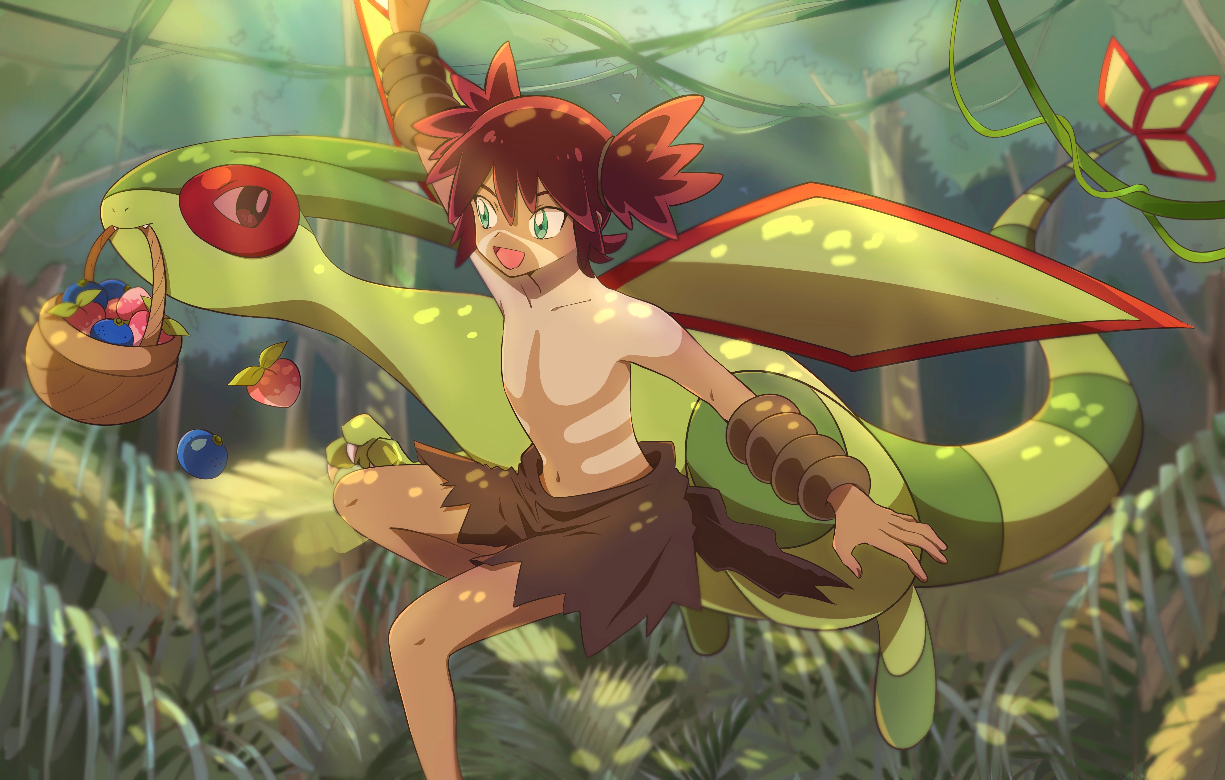 Anime Pokémon the Movie: Secrets of the Jungle HD Wallpaper | Background Image