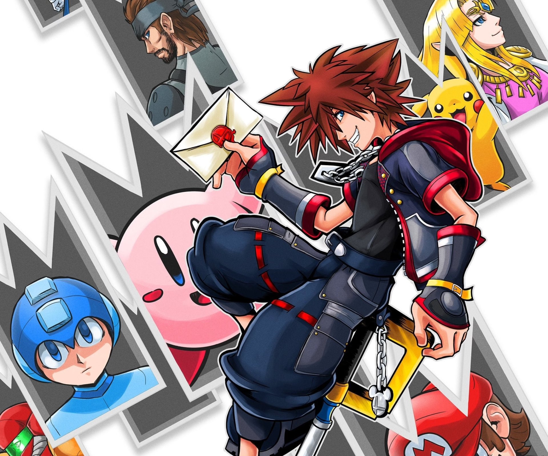 Download Sora (Kingdom Hearts) Video Game Super Smash Bros. Ultimate HD Wallpaper
