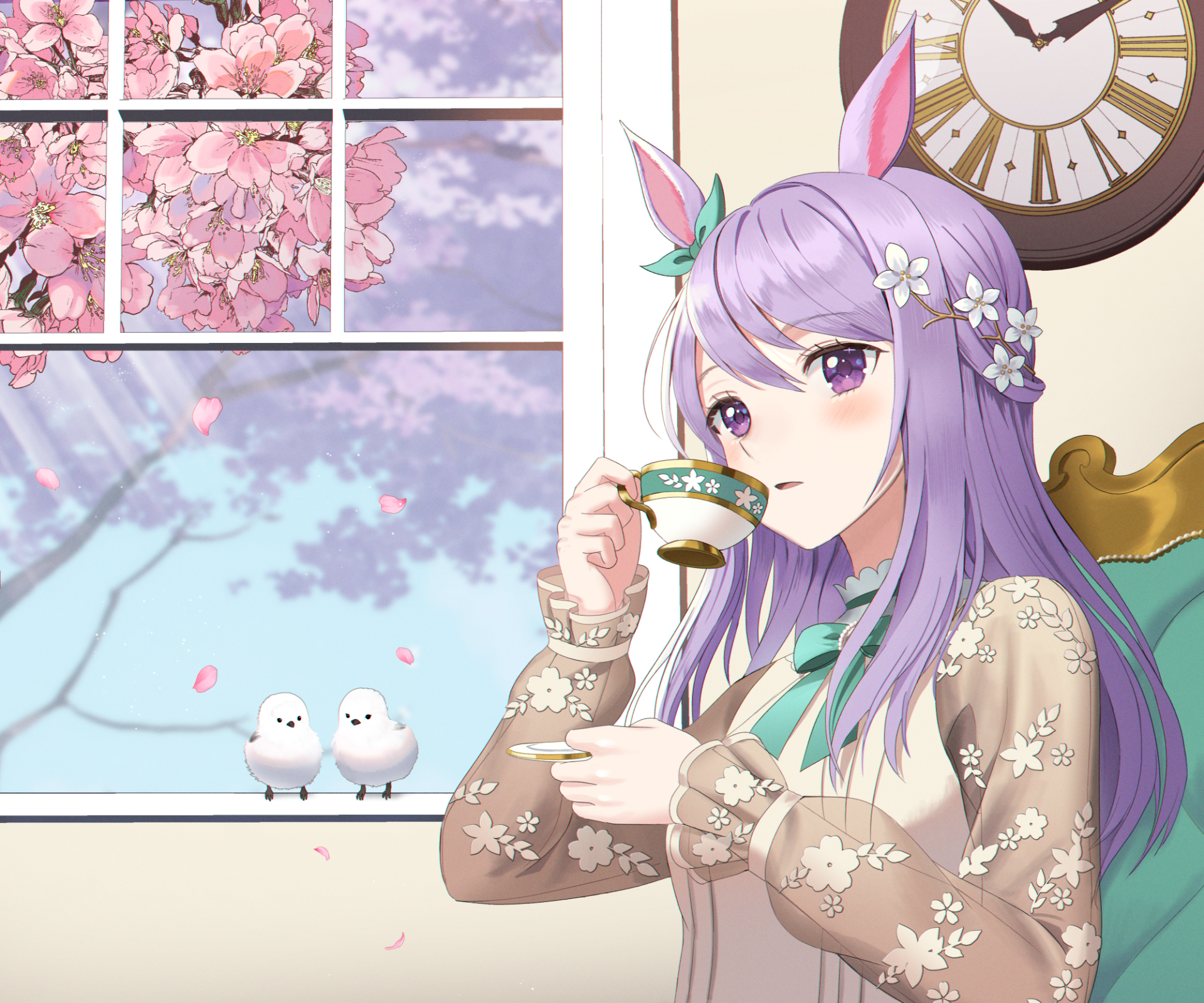 Download Mejiro McQueen Anime Uma Musume: Pretty Derby HD Wallpaper