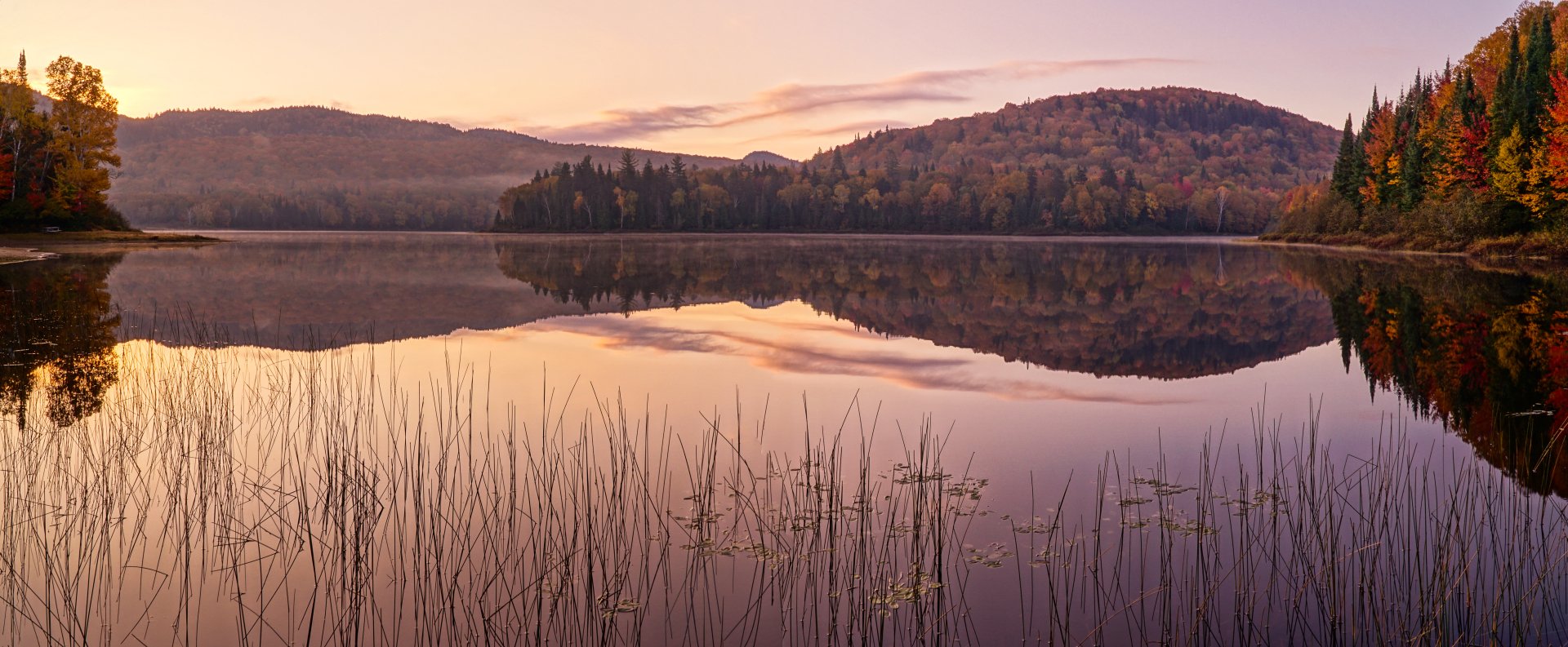 Download Reflection Quebec Nature Lake 4k Ultra HD Wallpaper by Nunzio Guerrera