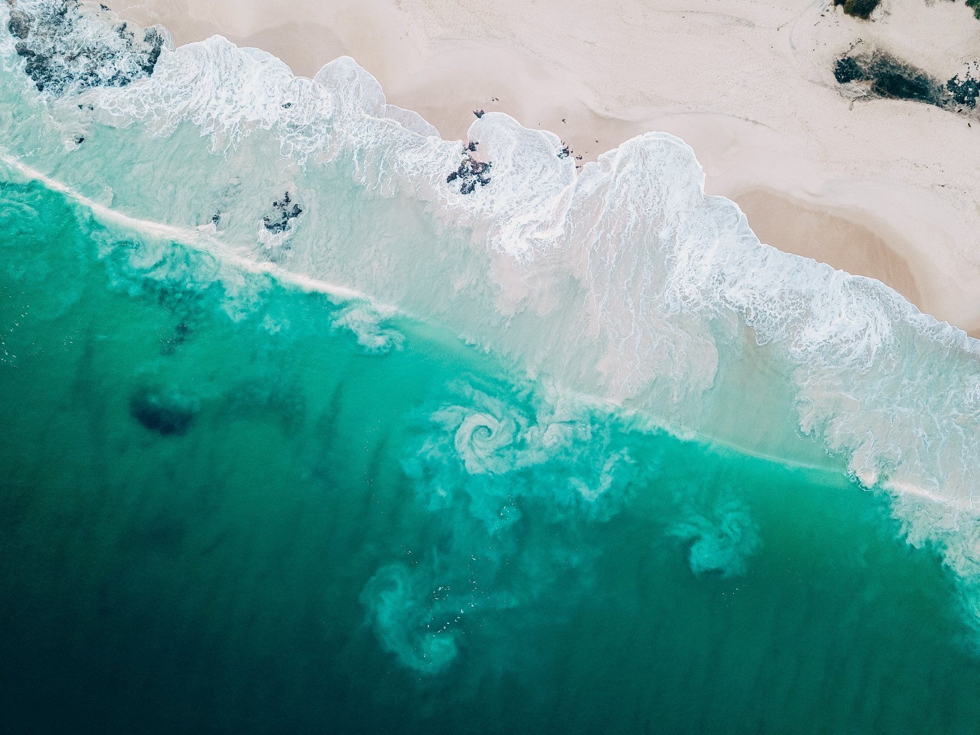 Download Aerial Nature Beach 4k Ultra HD Wallpaper by Corey Serravite