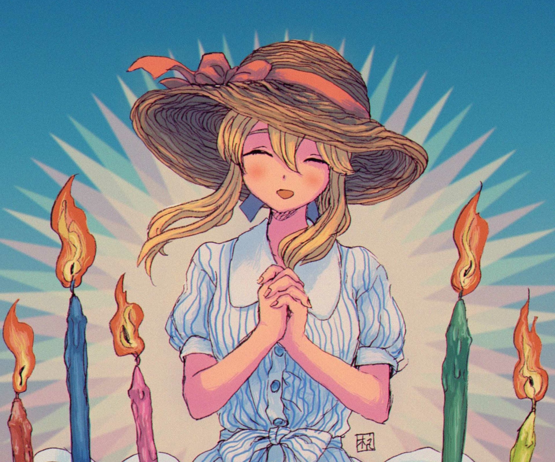 Download Candle Hat Clarice (Idolmaster) Anime The IDOLM@STER Cinderella Girls HD Wallpaper