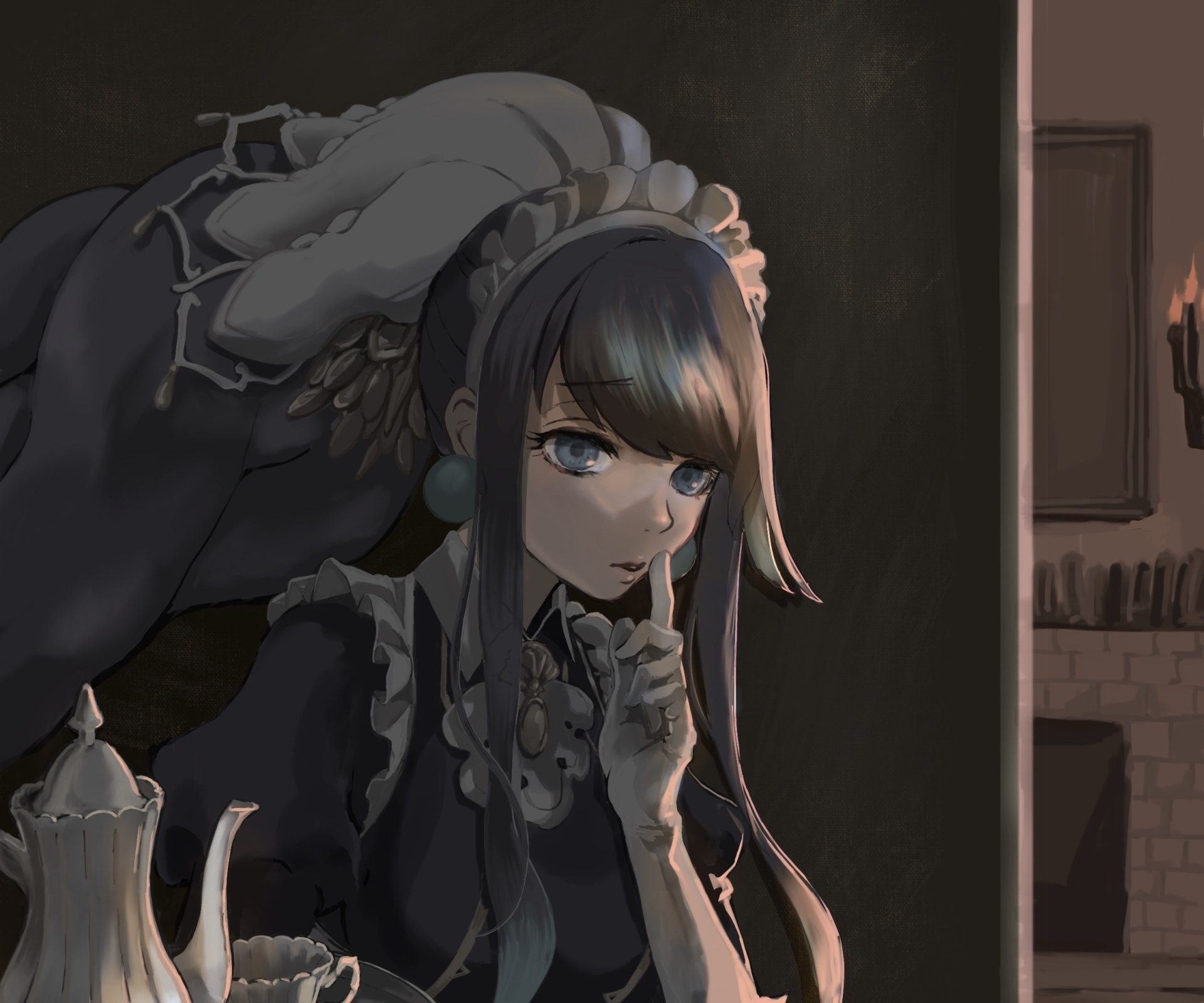 Download Maid Ningyou Hime Video Game SINoALICE HD Wallpaper