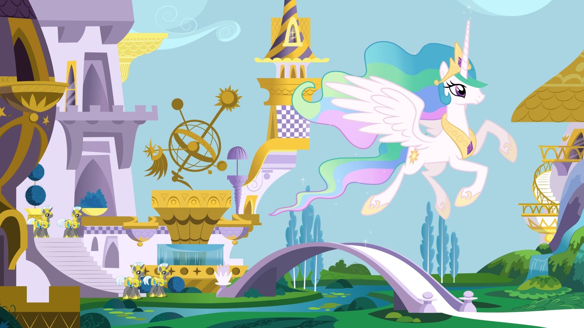 Download Princess Celestia TV Show My Little Pony: Friendship Is Magic HD Wallpaper