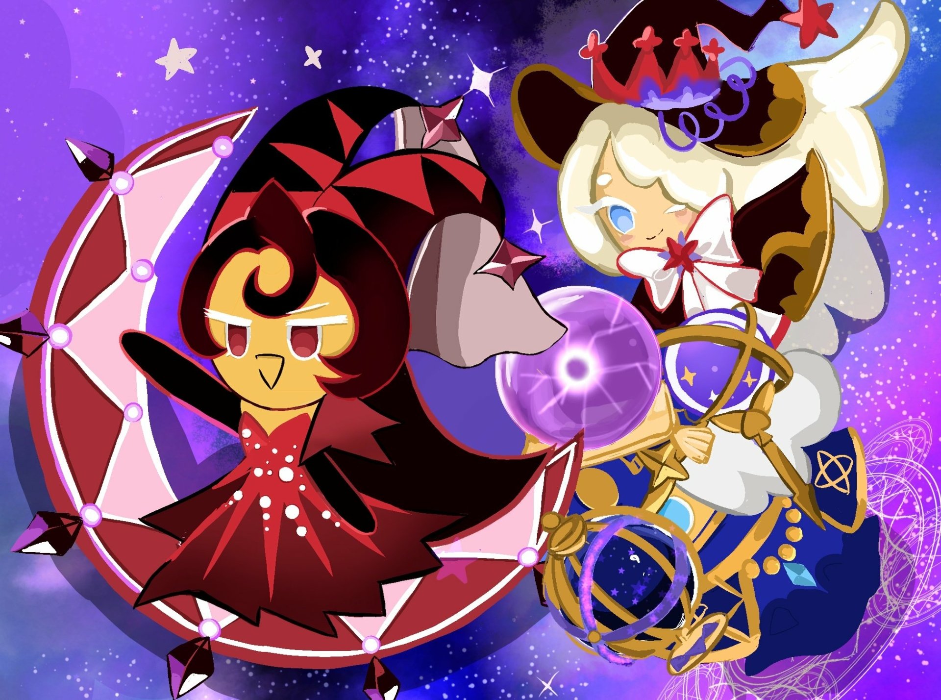 Download Moonlight Cookie (Cookie Run) Cream Puff Cookie (Cookie Run) Video Game Cookie Run: OvenBreak HD Wallpaper