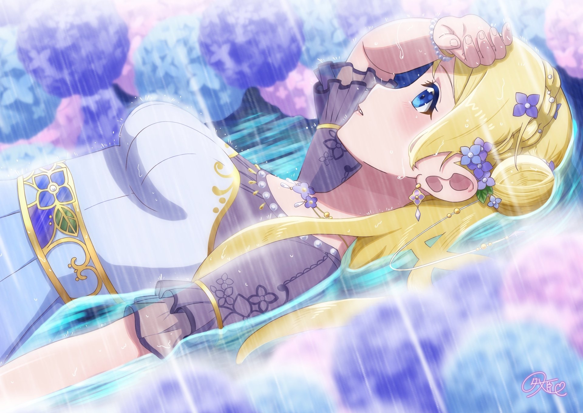 Download Rain Eri Ayase Anime Love Live! Rain Anime HD Wallpaper