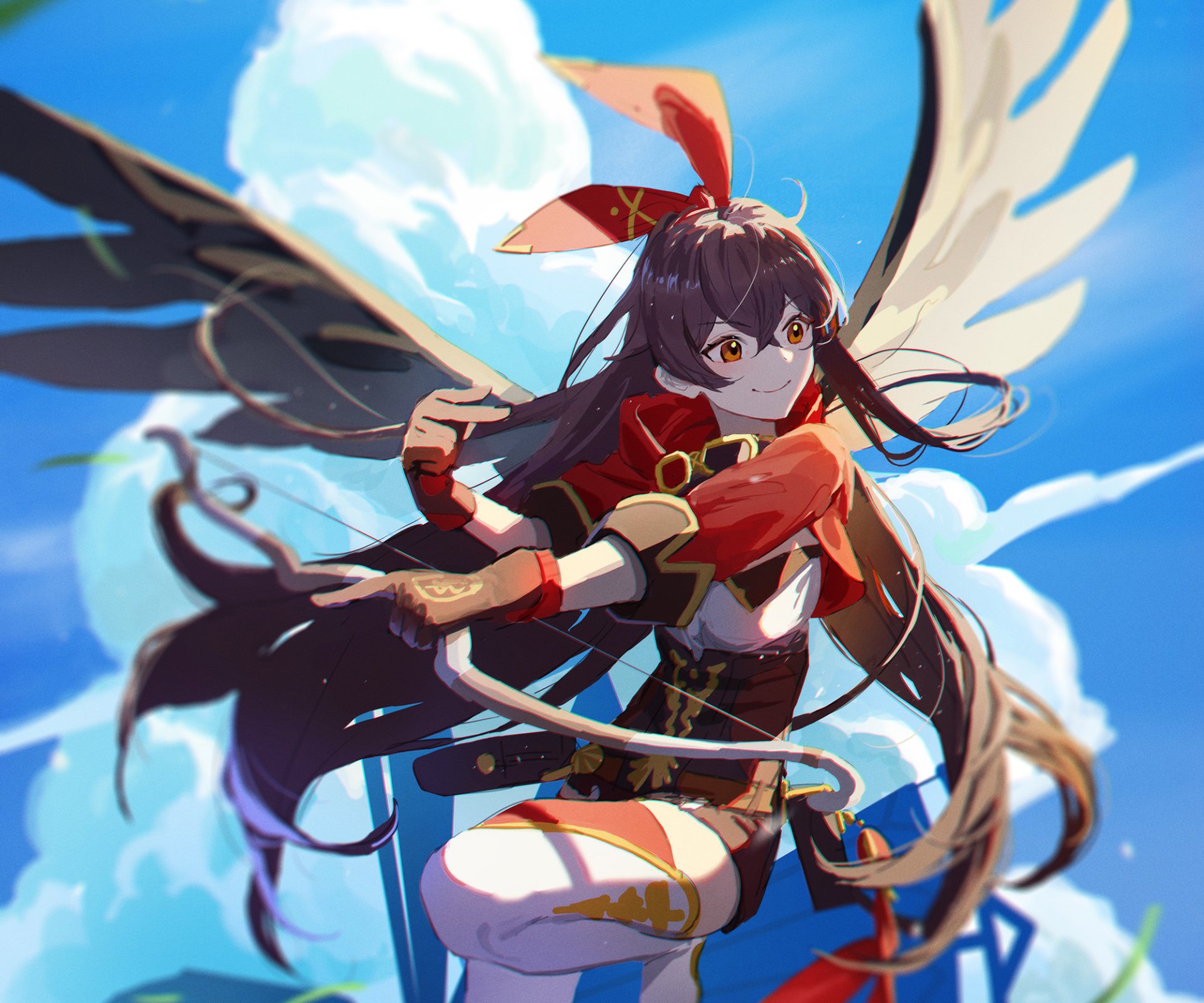 Download Amber (Genshin Impact) Video Game Genshin Impact HD Wallpaper