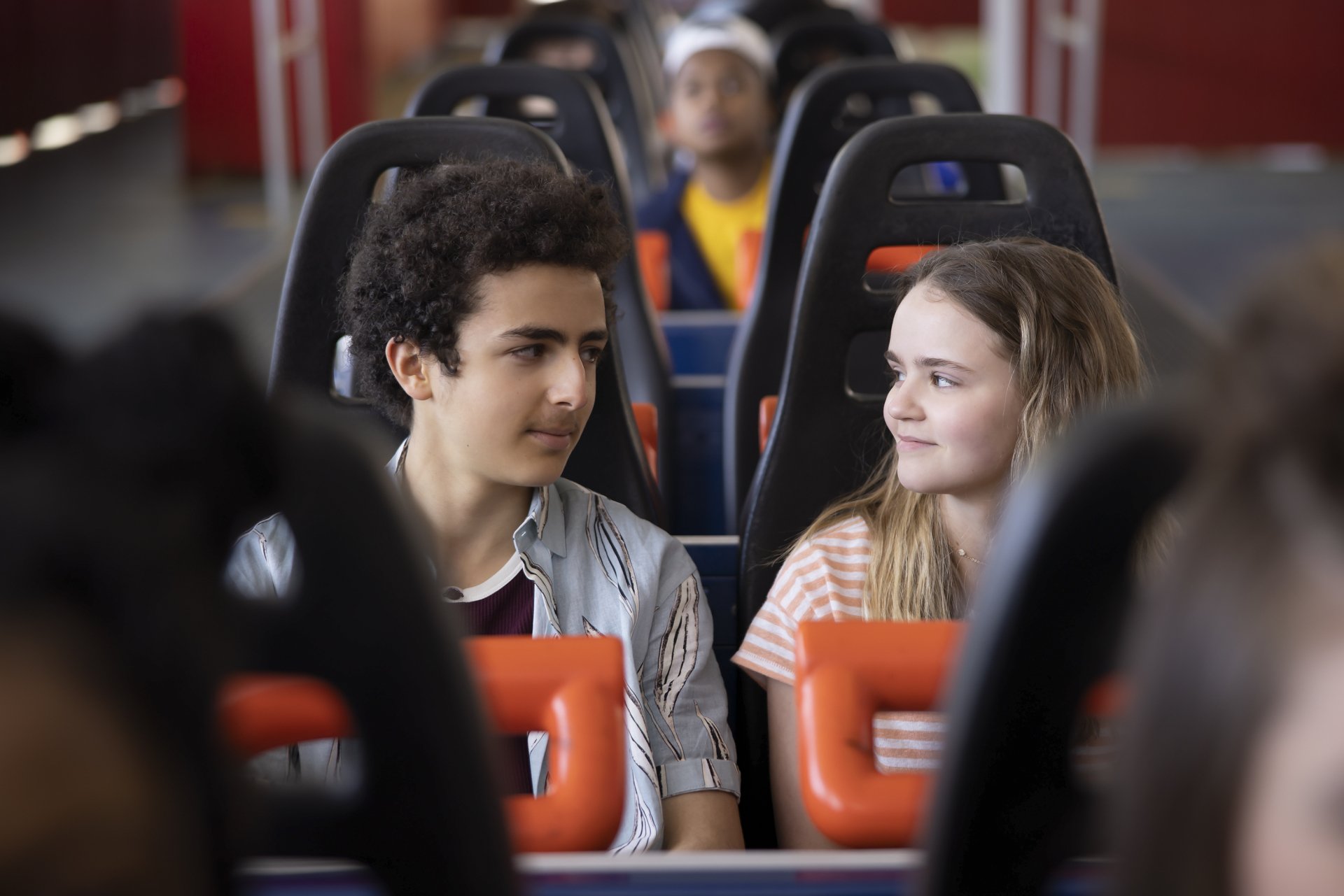 Download Megan Scott Elisha Henig TV Show Just Beyond HD Wallpaper