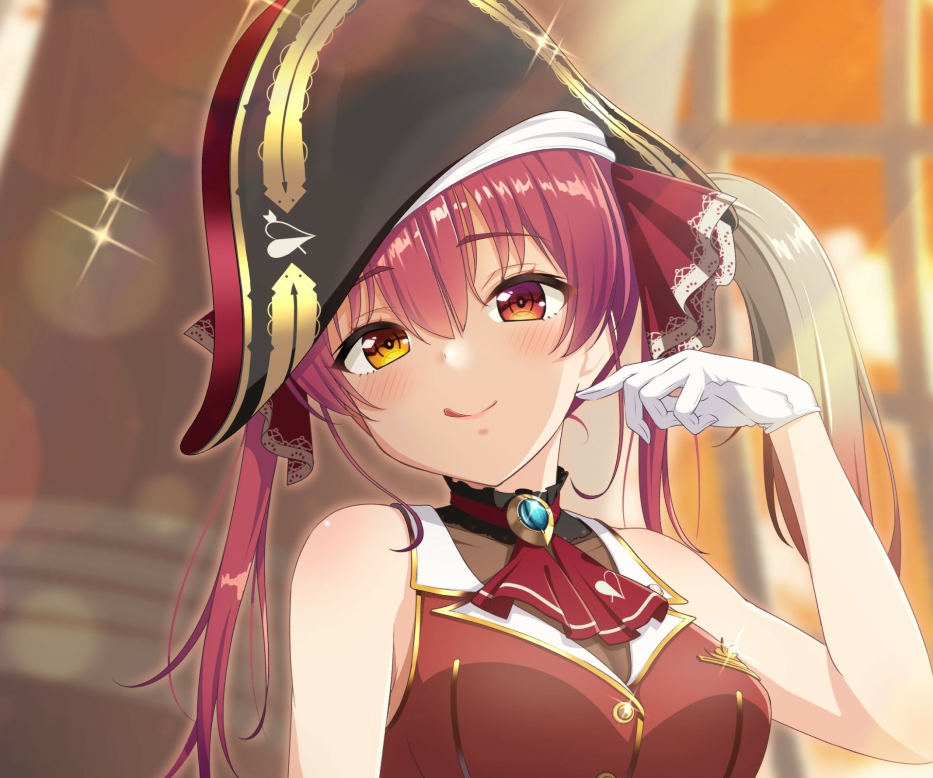 Download Hololive Houshou Marine Anime Virtual Youtuber HD Wallpaper