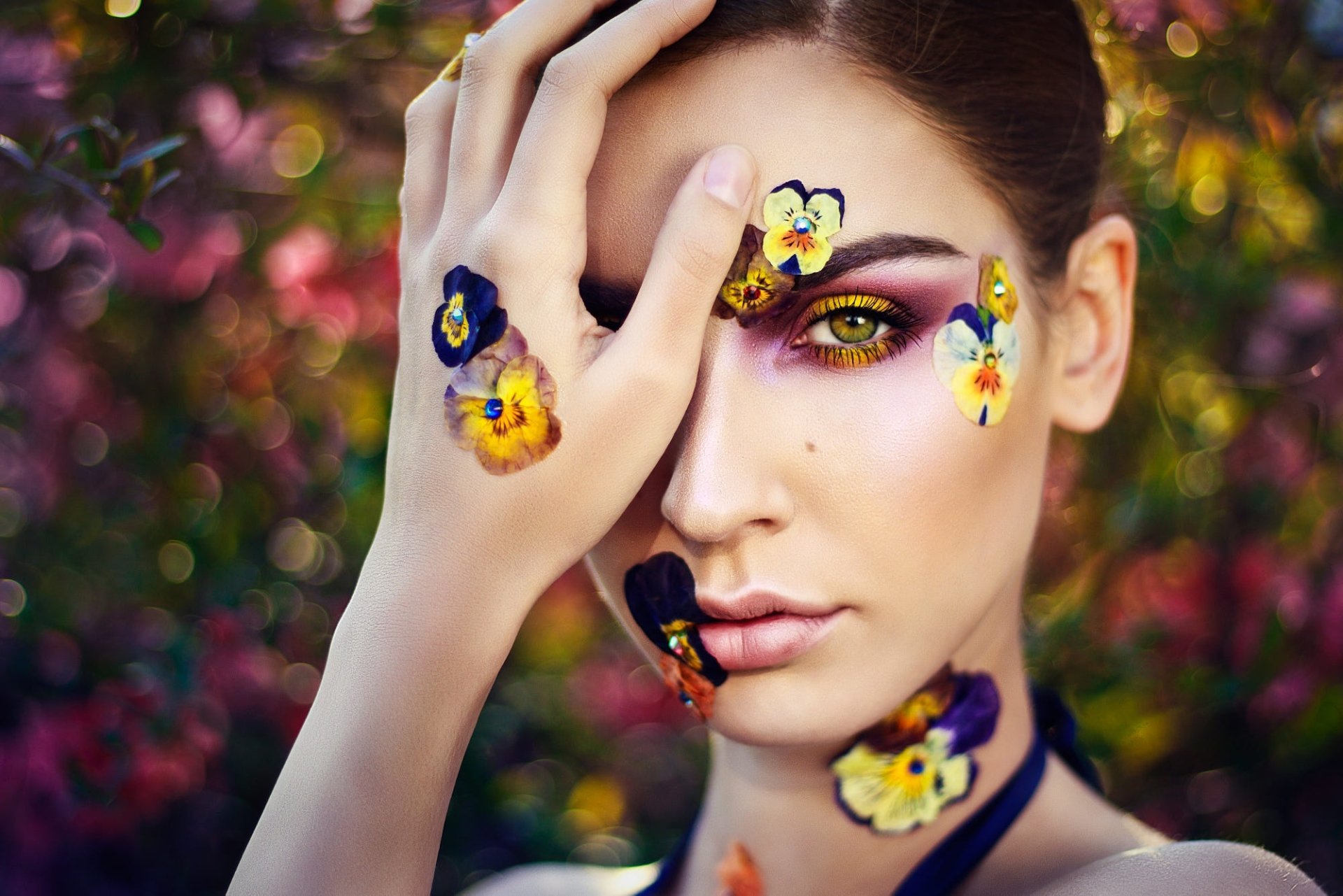 Download Face Woman Model HD Wallpaper by Melanie Dietze