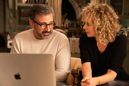 Valeria Golino Steve Carell TV Show The Morning Show HD Desktop Wallpaper | Background Image