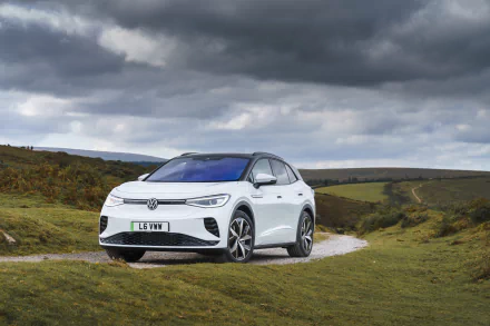 electric car Volkswagen ID.4 GTX vehicle Volkswagen ID.4 HD Desktop Wallpaper | Background Image