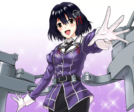 Haguro (Kancolle) Anime Kantai Collection HD Desktop Wallpaper | Background Image