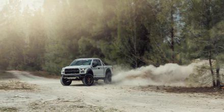 Drifting off-road vehicle Ford Raptor HD Desktop Wallpaper | Background Image