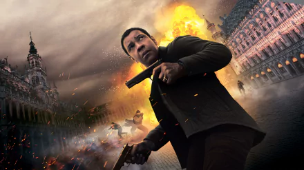 Denzel Washington movie The Equalizer 2 HD Desktop Wallpaper | Background Image