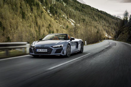 grand tourer vehicle Audi R8 GT Spyder HD Desktop Wallpaper | Background Image