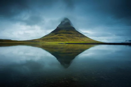 reflection Iceland nature Kirkjufell HD Desktop Wallpaper | Background Image