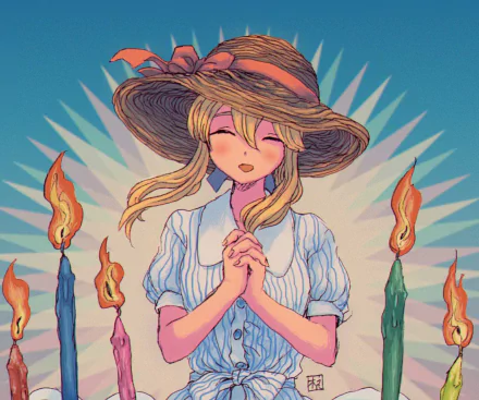 candle hat Clarice (Idolmaster) Anime The iDOLM@STER Cinderella Girls HD Desktop Wallpaper | Background Image