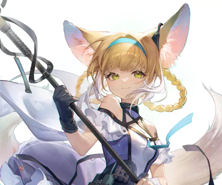 animal ears Suzuran (Arknights) video game Arknights HD Desktop Wallpaper | Background Image
