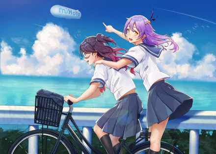 school uniform Sirin (Honkai Impact 3rd) Houraiji Kyuushou video game Honkai Impact 3rd HD Desktop Wallpaper | Background Image