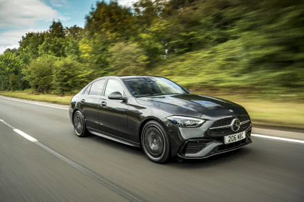 Mercedes-Benz C300d AMG Line vehicle Mercedes-Benz C-Class HD Desktop Wallpaper | Background Image