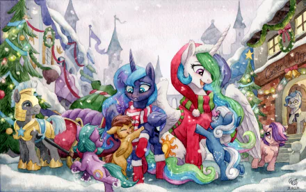 Princess Luna Princess Celestia TV Show My Little Pony: Friendship Is Magic HD Desktop Wallpaper | Background Image