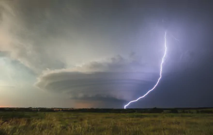  Amazing tornado warned supercell captured outside of Douglass, Kansas by Kelly DeLay