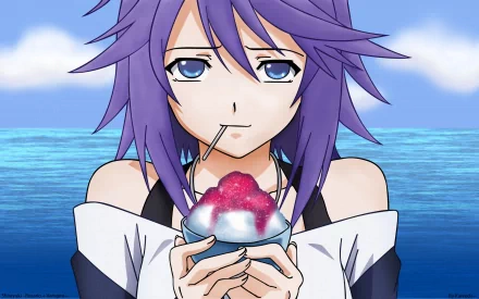 Mizore Shirayuki Anime Rosario + Vampire HD Desktop Wallpaper | Background Image