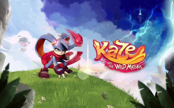 video game Kaze and the Wild Masks HD Desktop Wallpaper | Background Image