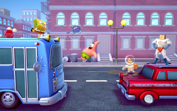 video game Nickelodeon All-Star Brawl HD Desktop Wallpaper | Background Image