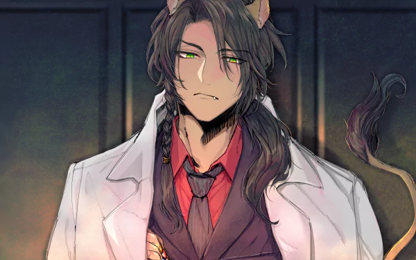 Leona Kingscholar video game Twisted Wonderland HD Desktop Wallpaper | Background Image