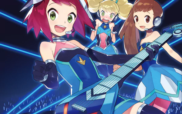 video game Mega Man Star Force HD Desktop Wallpaper | Background Image