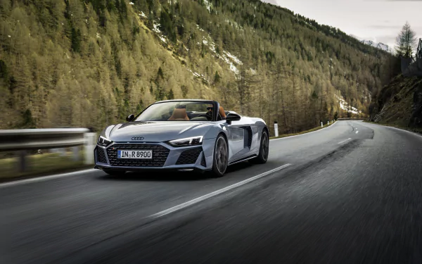 grand tourer vehicle Audi R8 GT Spyder HD Desktop Wallpaper | Background Image