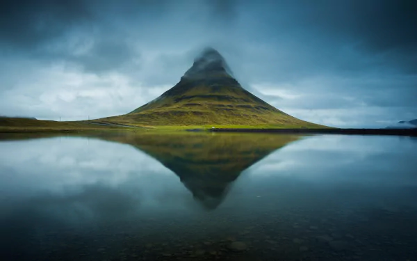 reflection Iceland nature Kirkjufell HD Desktop Wallpaper | Background Image