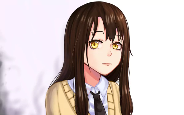 Miko Yotsuya Anime Mieruko-chan HD Desktop Wallpaper | Background Image