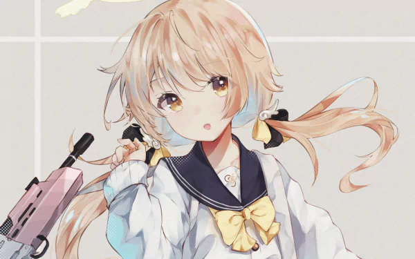 Ajitani Hifumi video game Blue Archive HD Desktop Wallpaper | Background Image