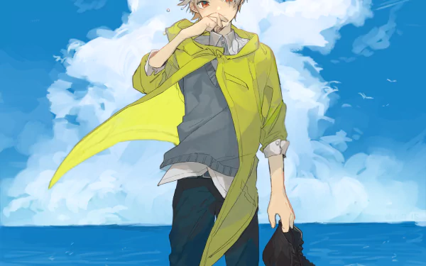 crying Anime boy anime boy HD Desktop Wallpaper | Background Image