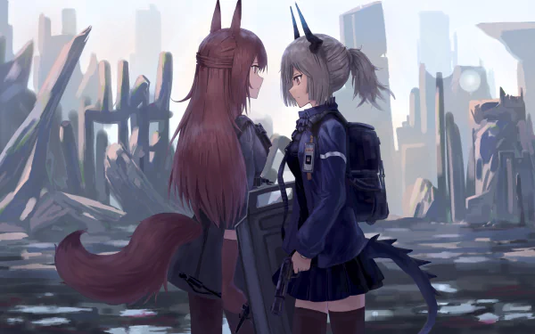 Franka (Arknights) Liskarm (Arknights) video game Arknights HD Desktop Wallpaper | Background Image