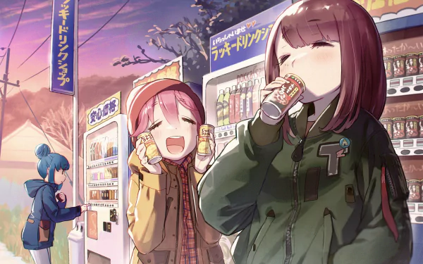 Ayano Toki Rin Shima Nadeshiko Kagamihara Anime Laid-Back Camp HD Desktop Wallpaper | Background Image