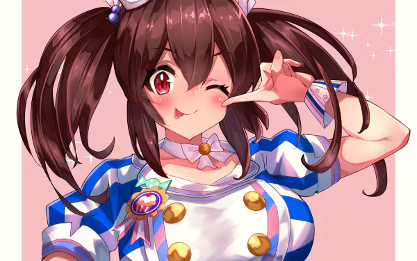 Hishi Akebono Anime Uma Musume: Pretty Derby HD Desktop Wallpaper | Background Image