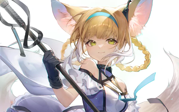 animal ears Suzuran (Arknights) video game Arknights HD Desktop Wallpaper | Background Image