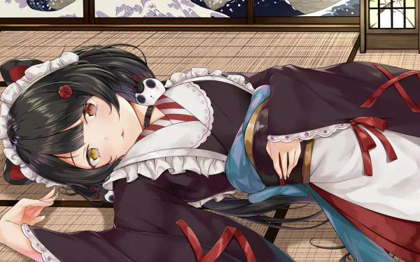 kimono Nijisanji Inui Toko Anime Virtual Youtuber HD Desktop Wallpaper | Background Image