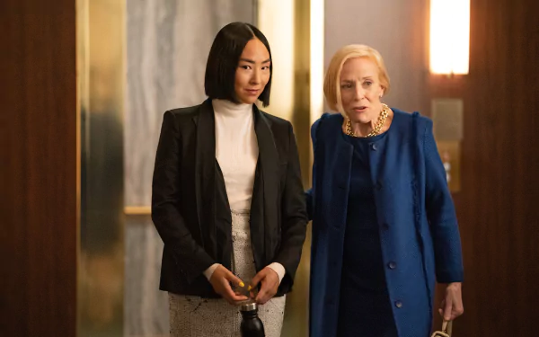 Holland Taylor Greta Lee TV Show The Morning Show HD Desktop Wallpaper | Background Image