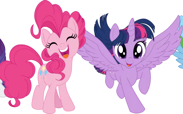 Fluttershy (My Little Pony) Applejack (My Little Pony) Rarity (My Little Pony) Rainbow Dash Pinkie Pie Twilight Sparkle movie My Little Pony: The Movie HD Desktop Wallpaper | Background Image