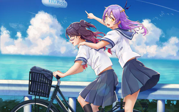 school uniform Sirin (Honkai Impact 3rd) Houraiji Kyuushou video game Honkai Impact 3rd HD Desktop Wallpaper | Background Image