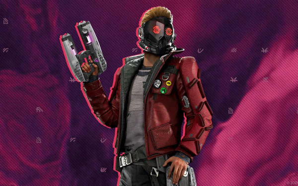 Peter Quill Star Lord video game Marvel's Guardians of the Galaxy HD Desktop Wallpaper | Background Image