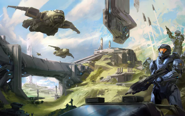 video game Halo HD Desktop Wallpaper | Background Image