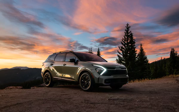 SUV vehicle Kia Sportage X-Pro HD Desktop Wallpaper | Background Image