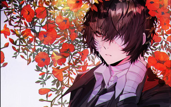Osamu Dazai Anime Bungou Stray Dogs HD Desktop Wallpaper | Background Image